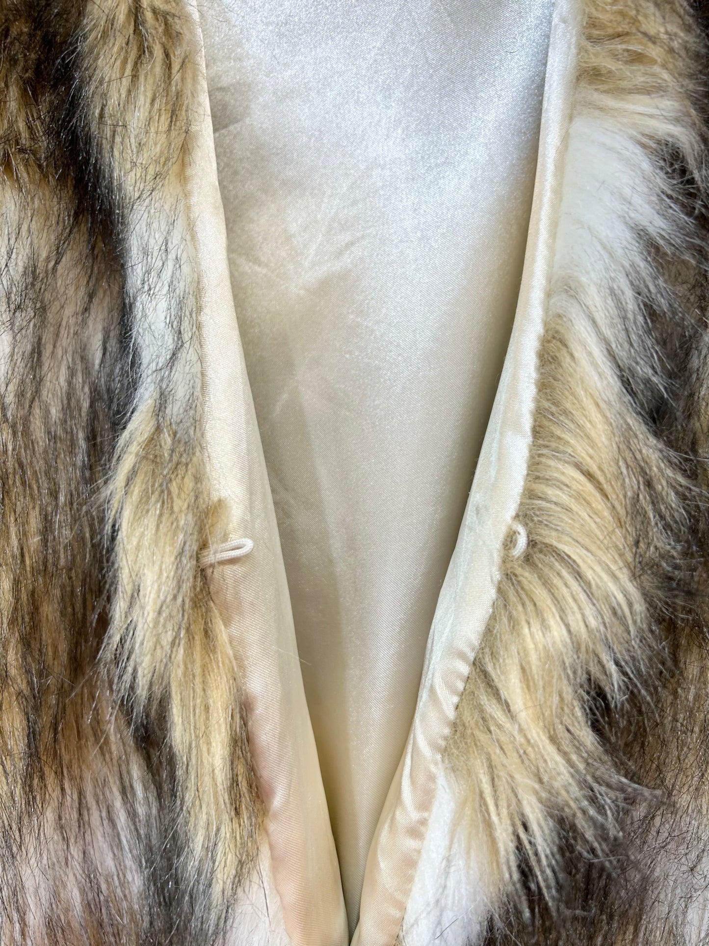 Vintage Eco Fur Vest [K25342]