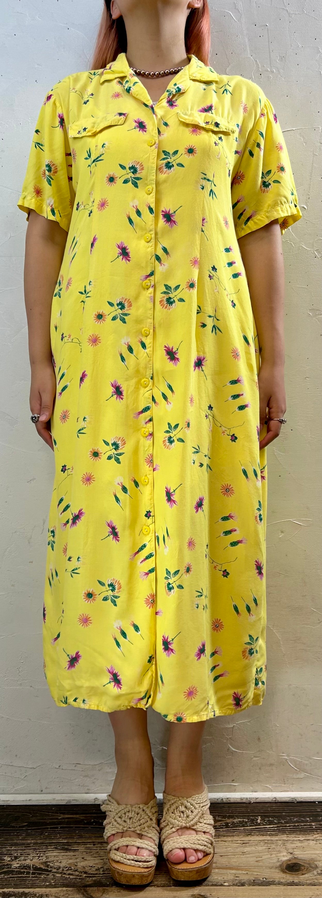 Vintage Flower Dress [F27710]