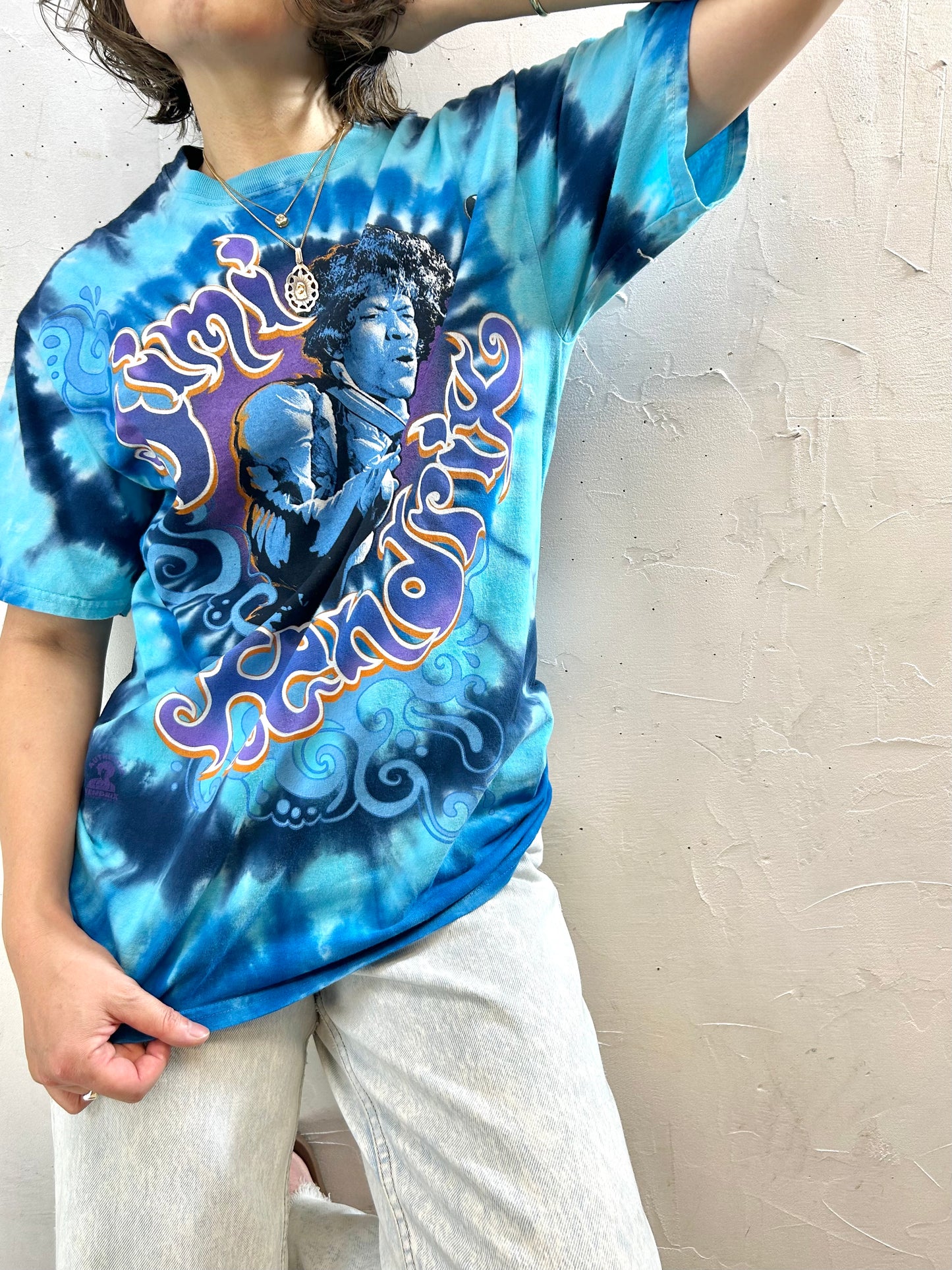 Vintage Jimi Hendrix T-Shirt 〜LIQUID BLUE〜 [G27992]