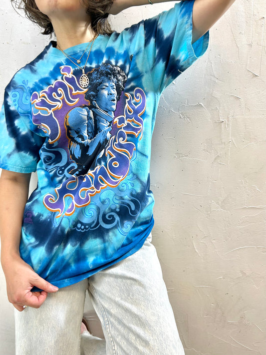 Vintage Jimi Hendrix T-Shirt 〜LIQUID BLUE〜 [G27992]