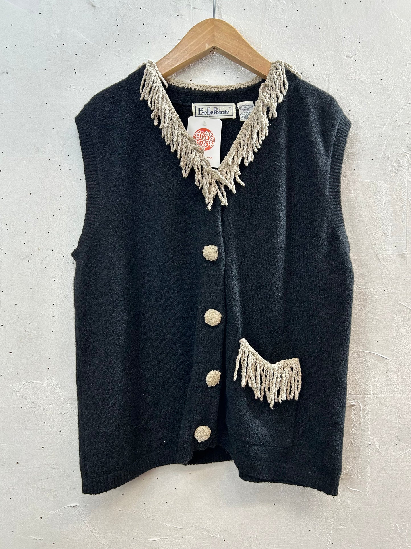 Vintage Knit Vest [L29047]