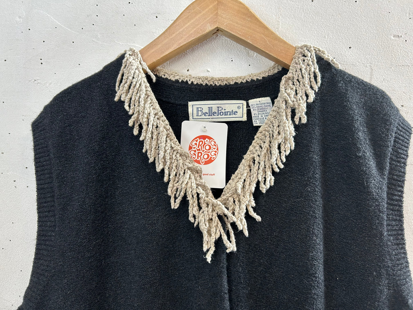 Vintage Knit Vest [L29047]