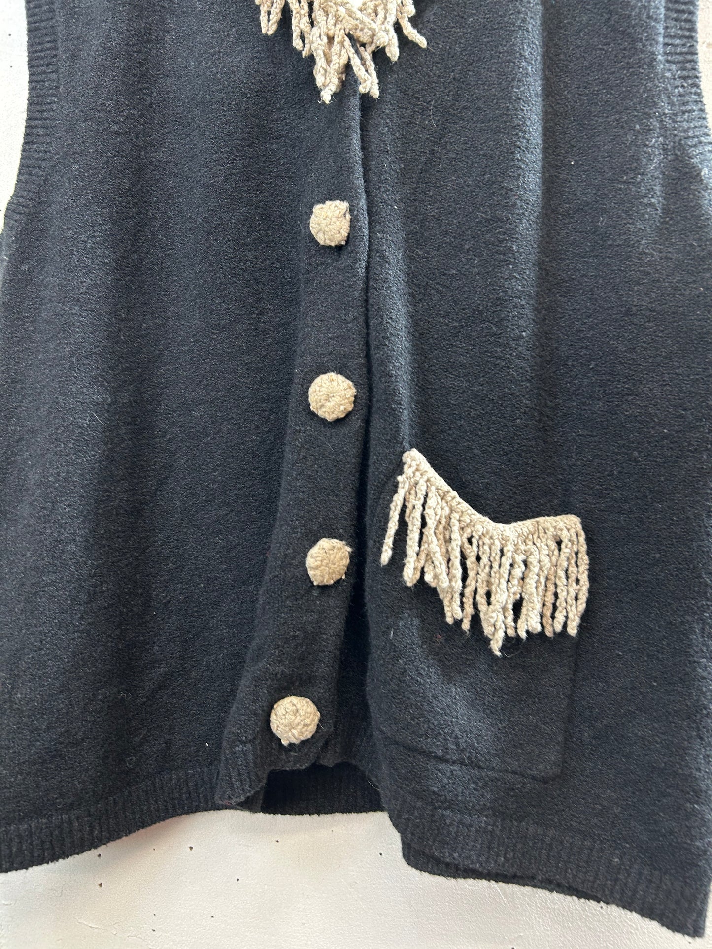 Vintage Knit Vest [L29047]