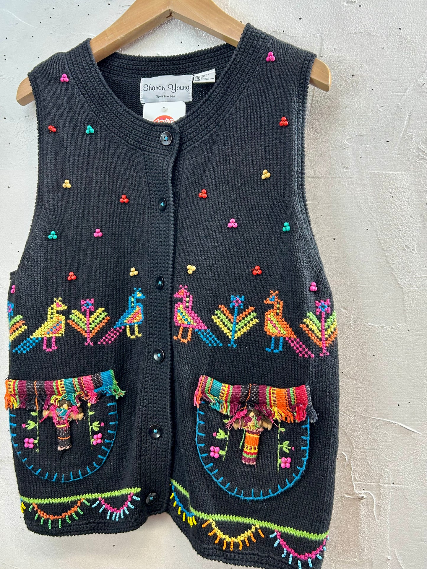 Vintage Knit Vest 〜Sharon Young〜 [L29048]