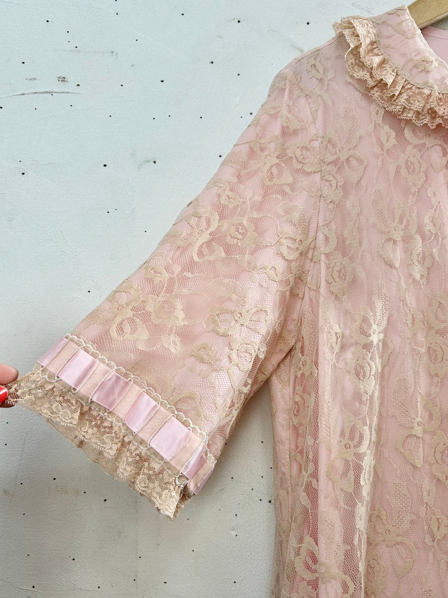 ’60s Vintage Lingerie Gown 〜ODETTE BARSA〜 [B29498]