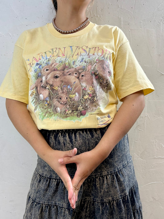 '90s Vintage T-Shirt MADE IN USA 〜Marjolein Bastin〜 [G27855]