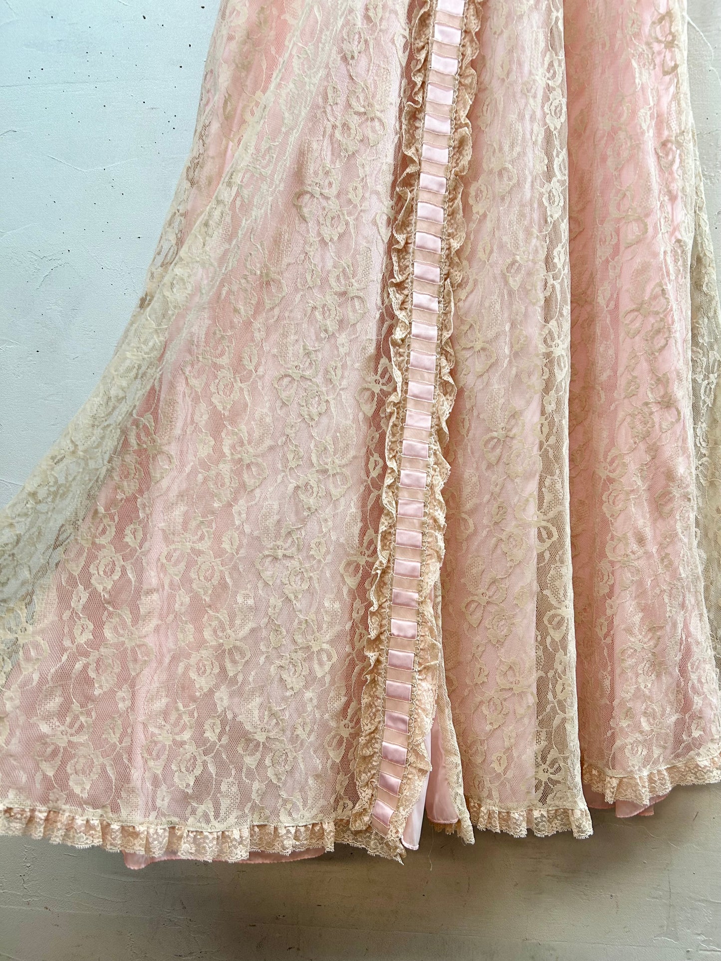 ’60s Vintage Lingerie Gown 〜ODETTE BARSA〜 [B29498]