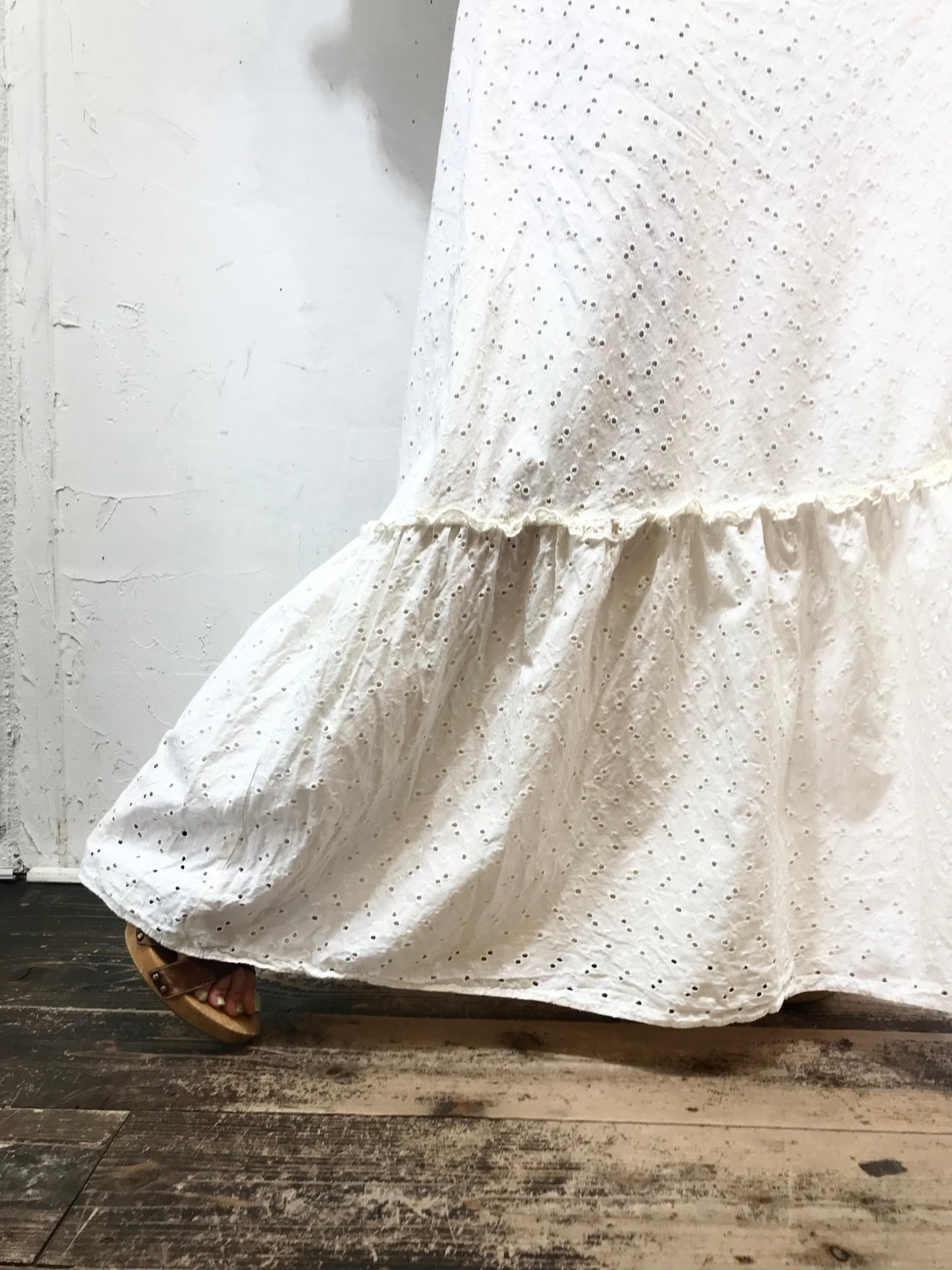 Vintage White Dress[F24377]