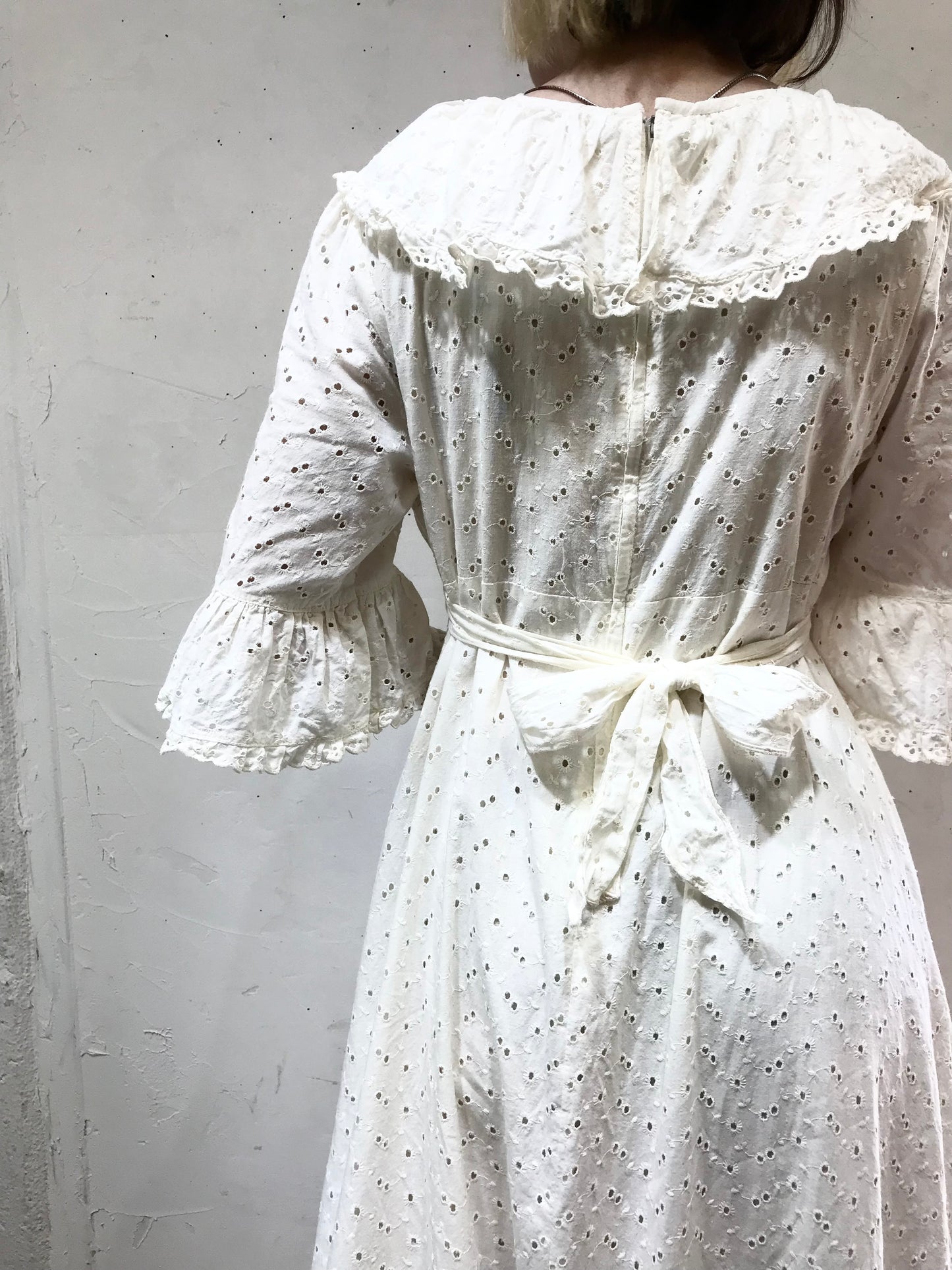 Vintage White Dress[F24377]