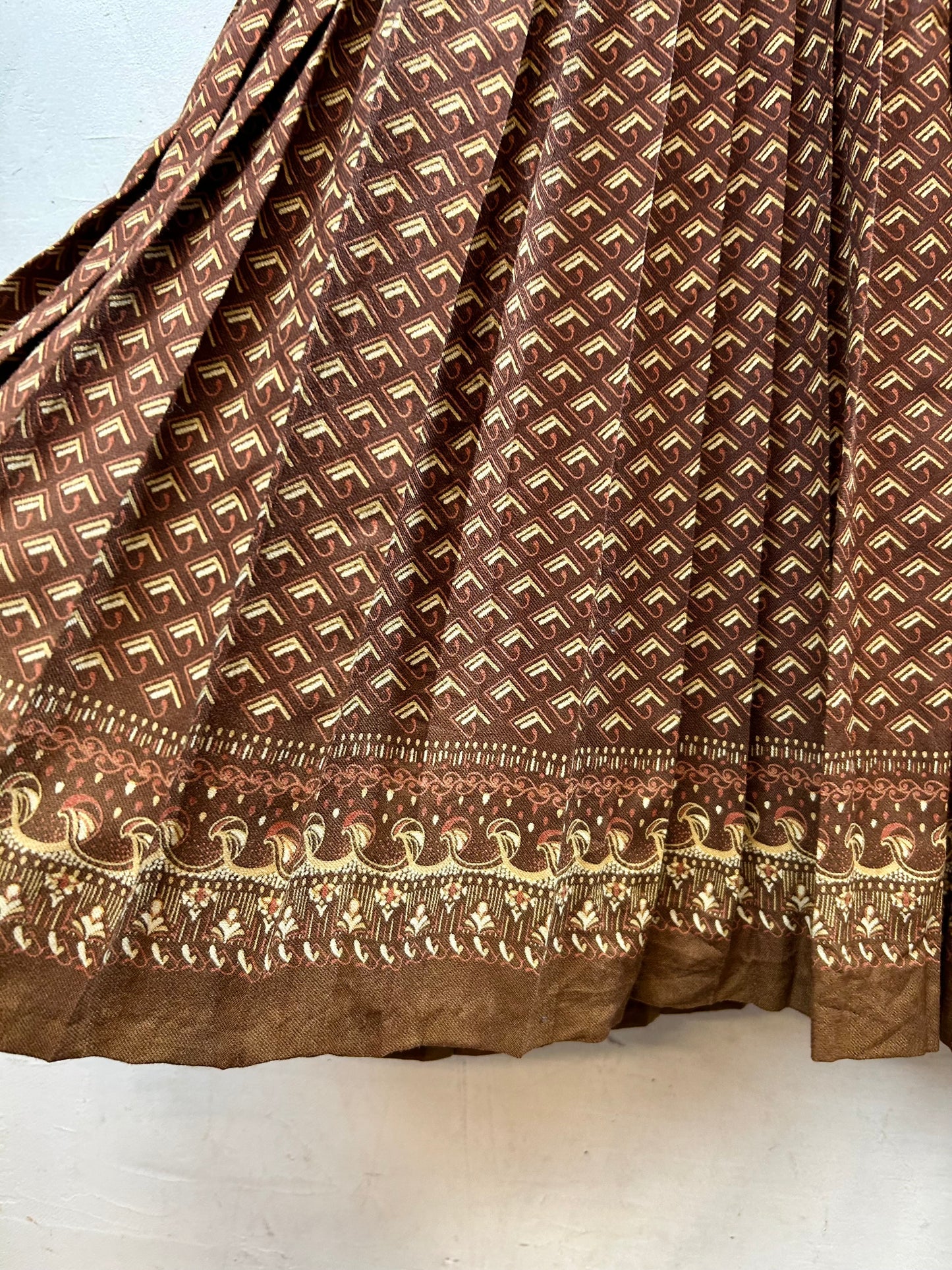 Vintage Open Collar Dress  MADE IN ITALY [L29053]
