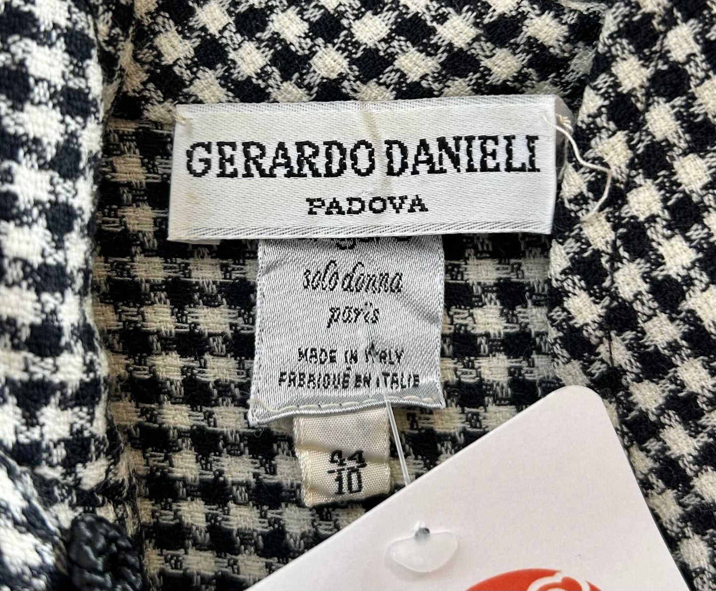 Vintage Plaid Dress MADE IN ITALY [L29054]