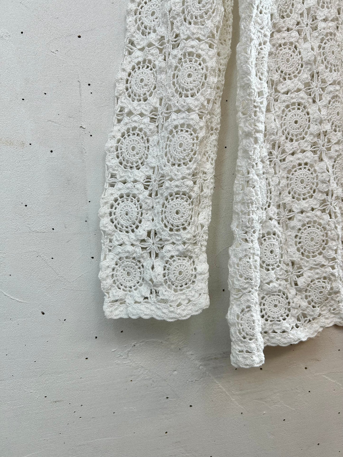 Vintage Crochet Knit Cardigan [B29496]