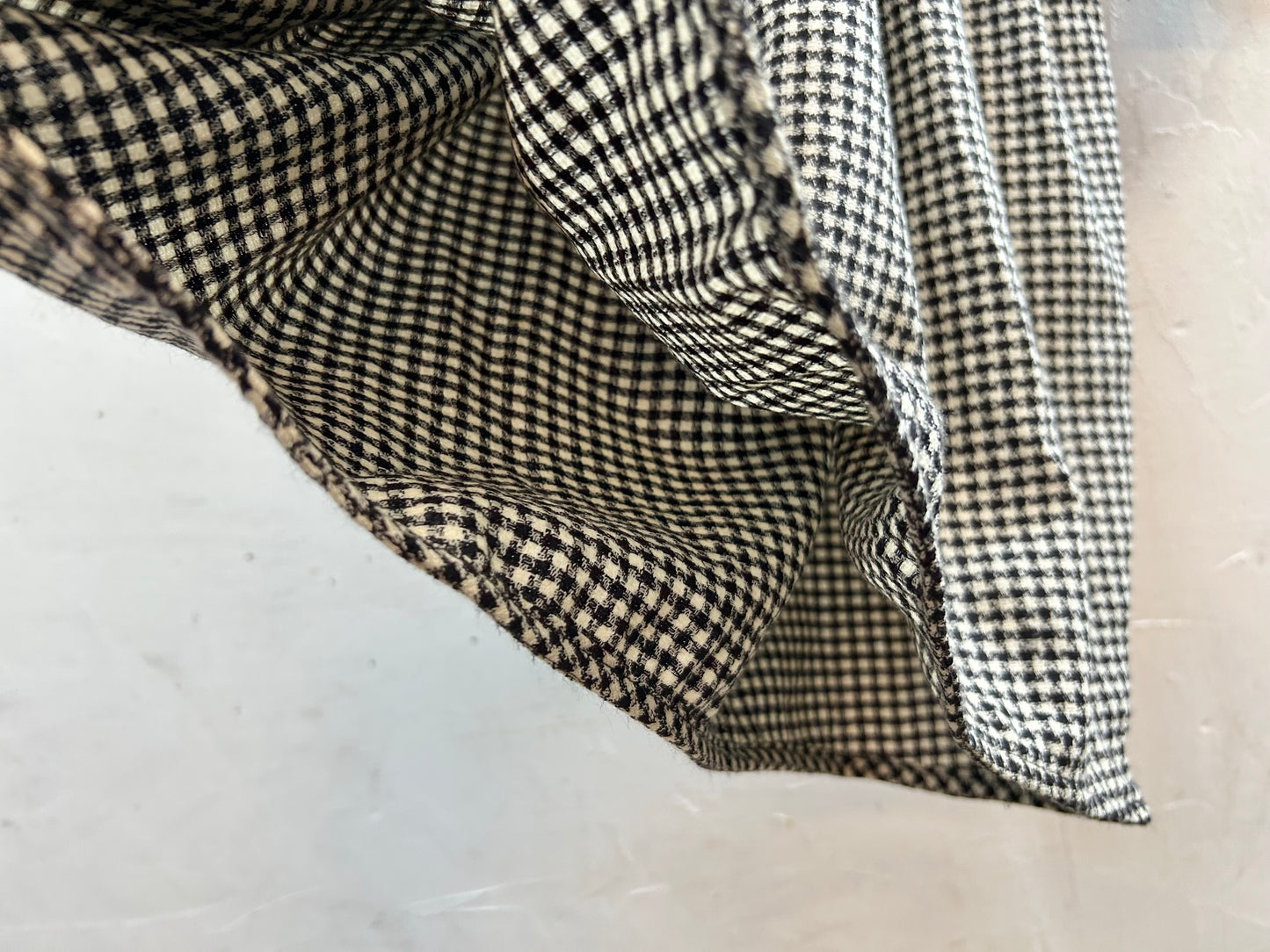 Vintage Plaid Dress MADE IN ITALY [L29054]