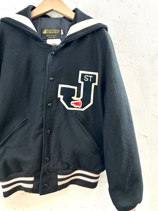 Vintage Lettered Jacket Made in the USA  [K28817]