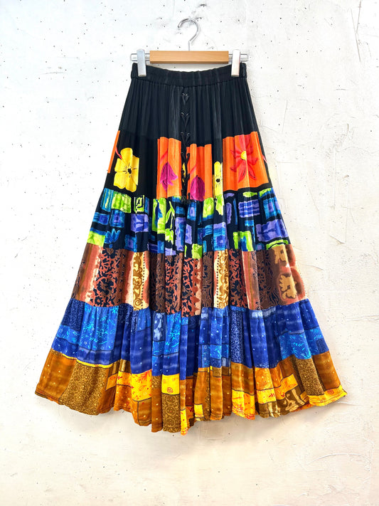 Vintage Tiered Skirt[F30357]