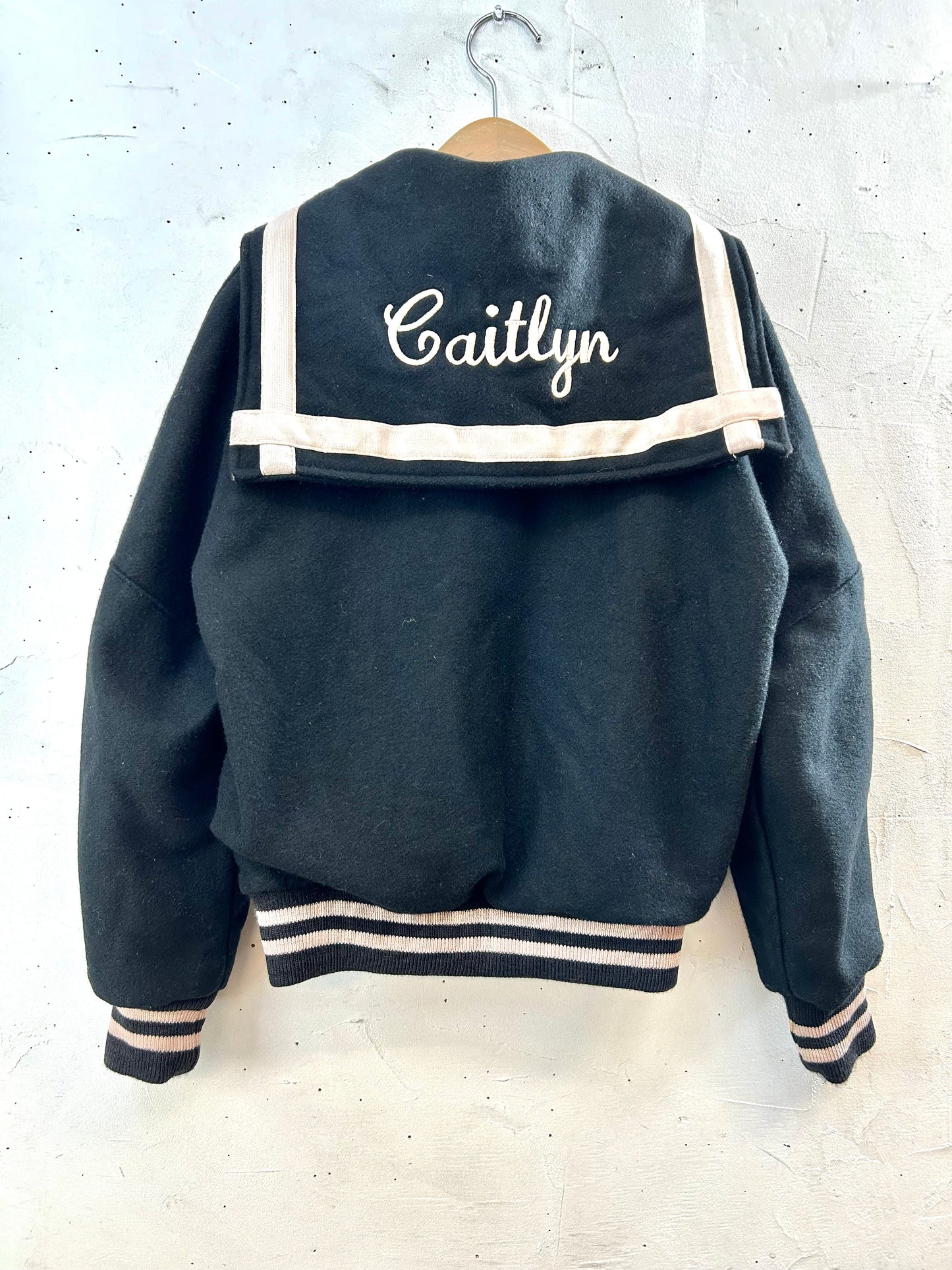 Vintage Lettered Jacket Made in the USA  [K28817]