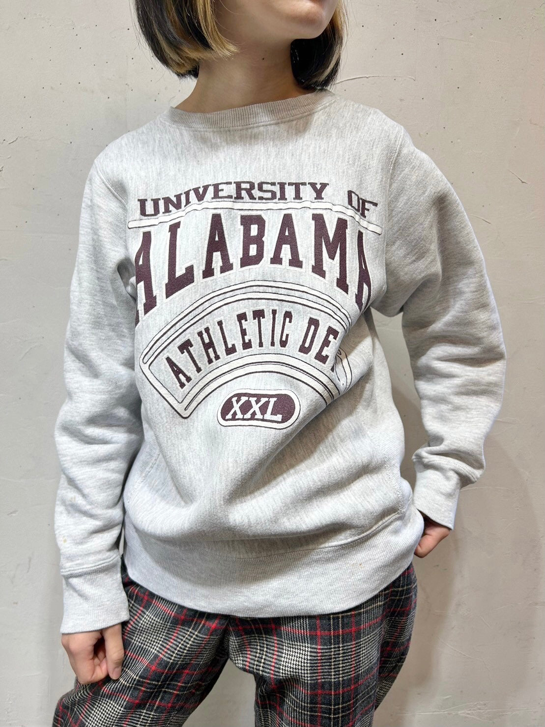 Vintage College Sweat MADE IN USA [L25686]