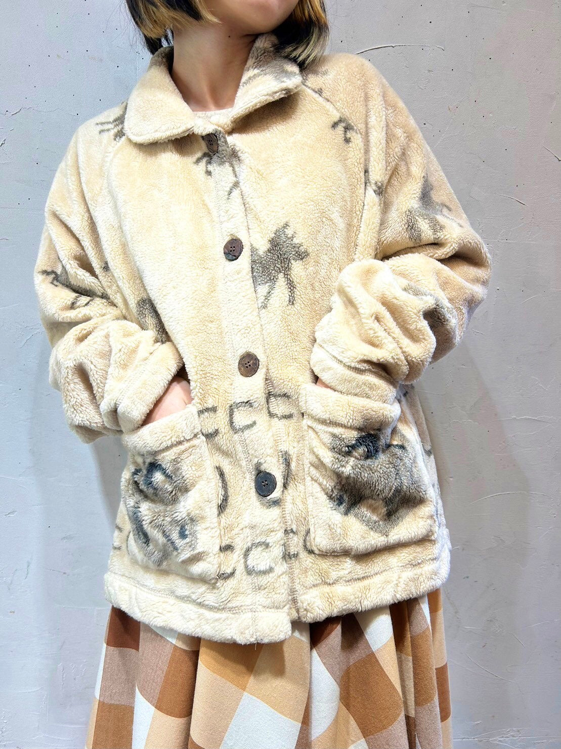 Vintage  Boa Jacket [L25685]