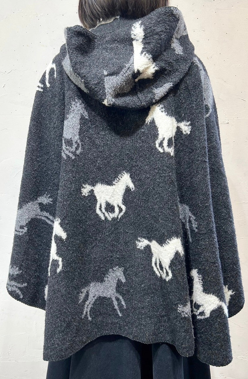 Vintage Poncho MADE IN USA〜BEARRIDGE〜 [L25684]