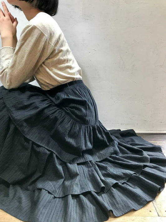 Vintage Tiered Skirt [J25302]