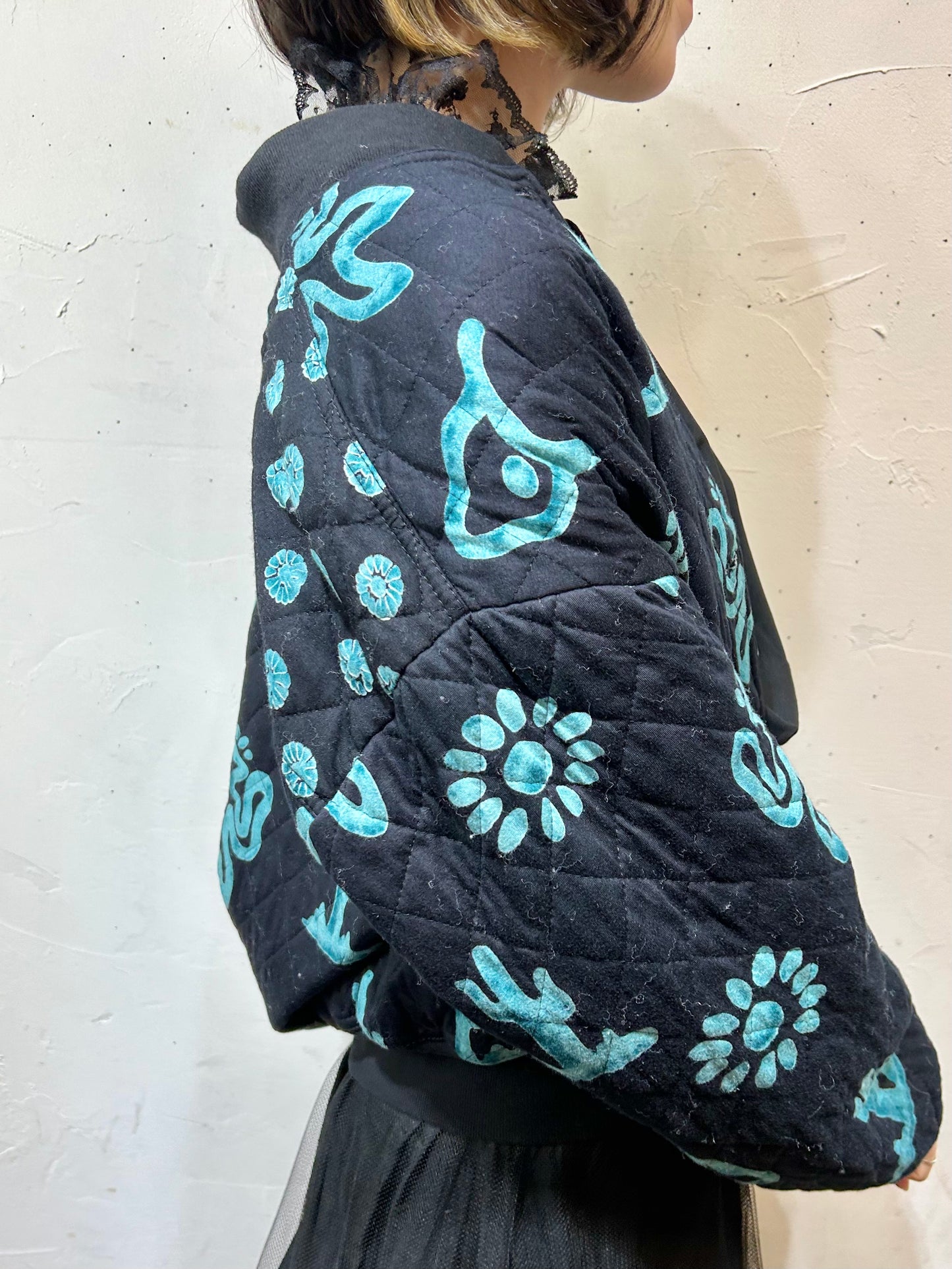 Vintage Quilting Jacket MADE IN USA [K25337]