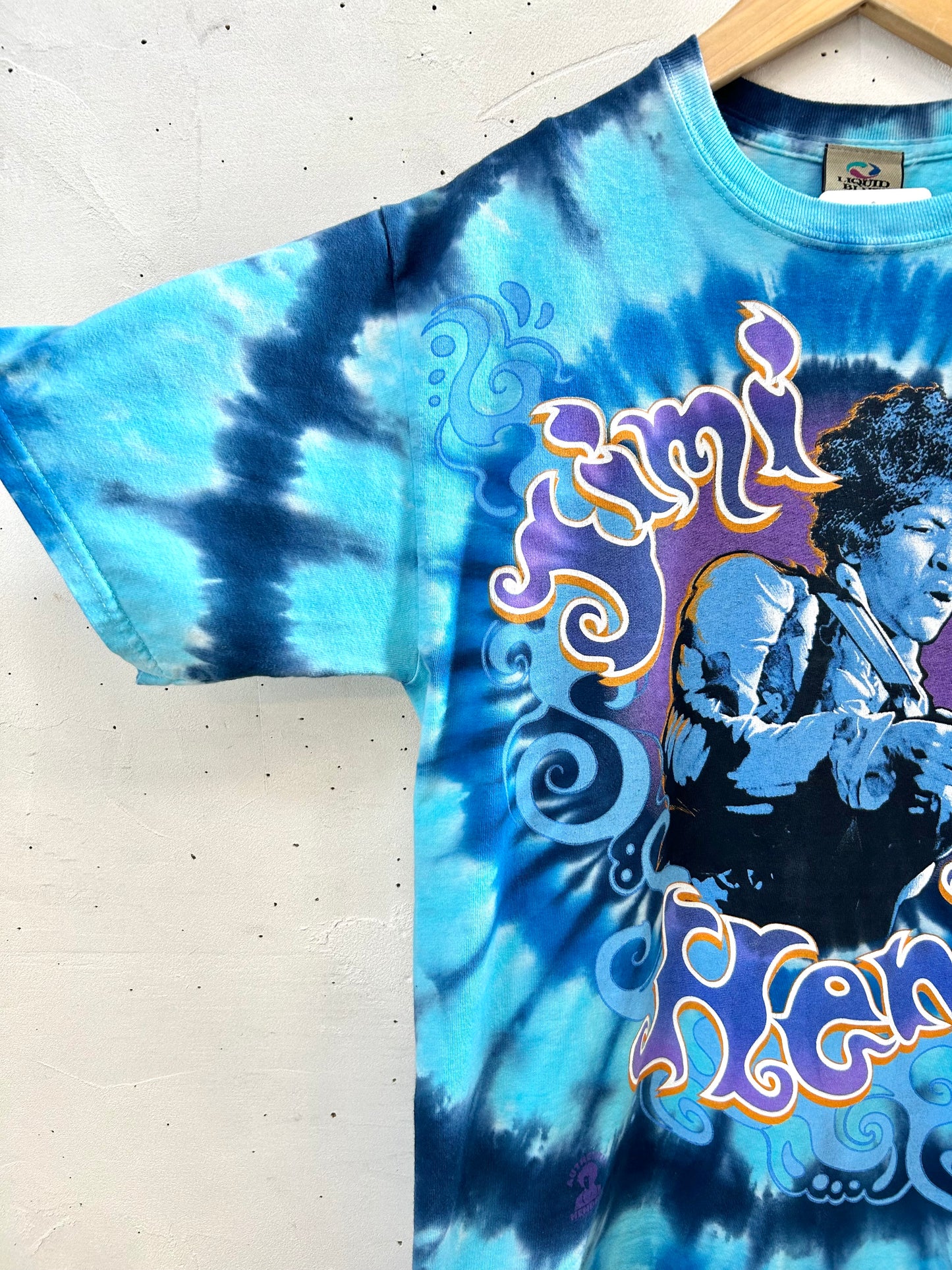 Vintage Jimi Hendrix T-Shirt 〜LIQUID BLUE〜 [G27992]