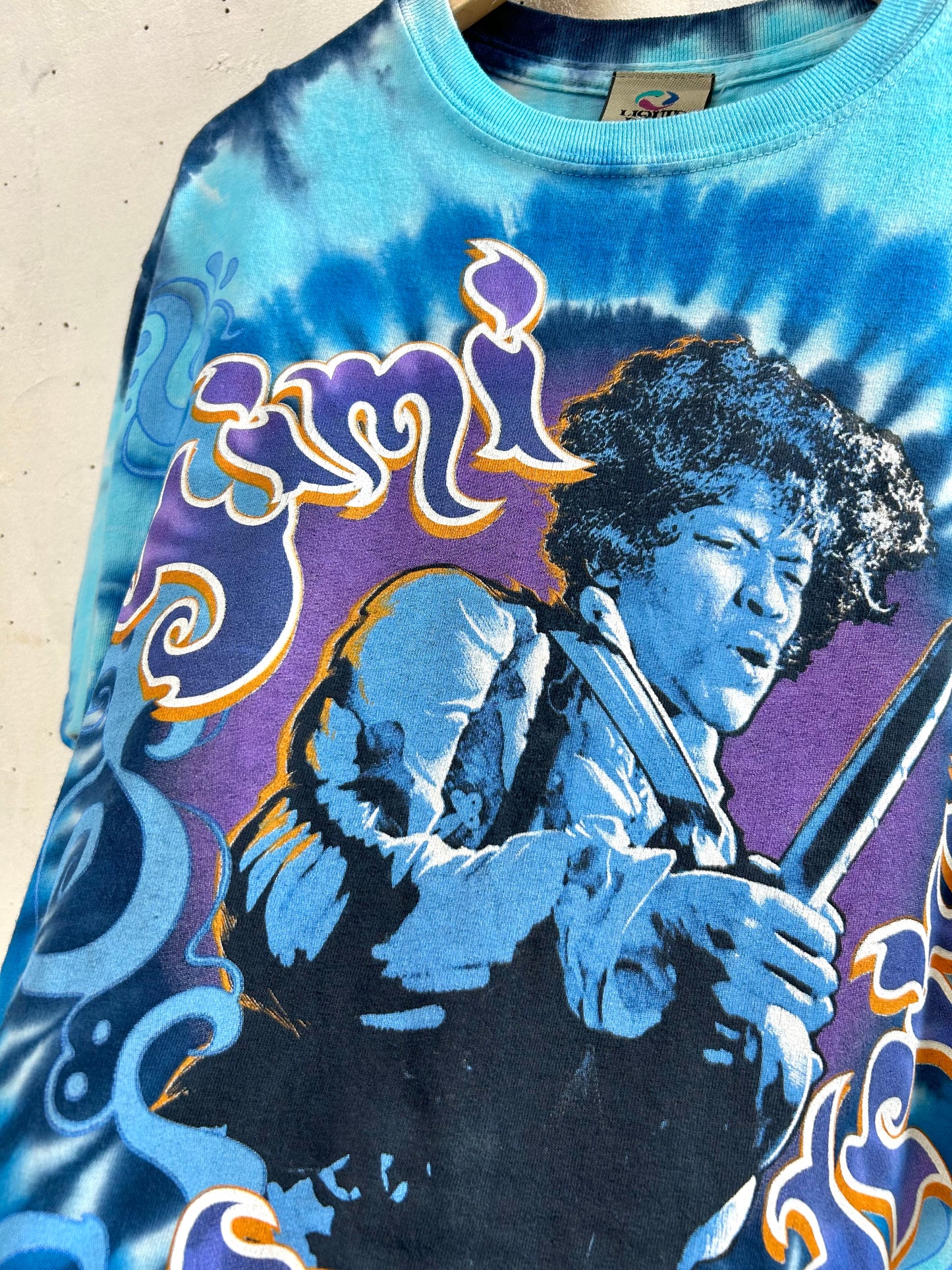 Vintage Jimi Hendrix T-Shirt 〜LIQUID BLUE〜 [G27992]