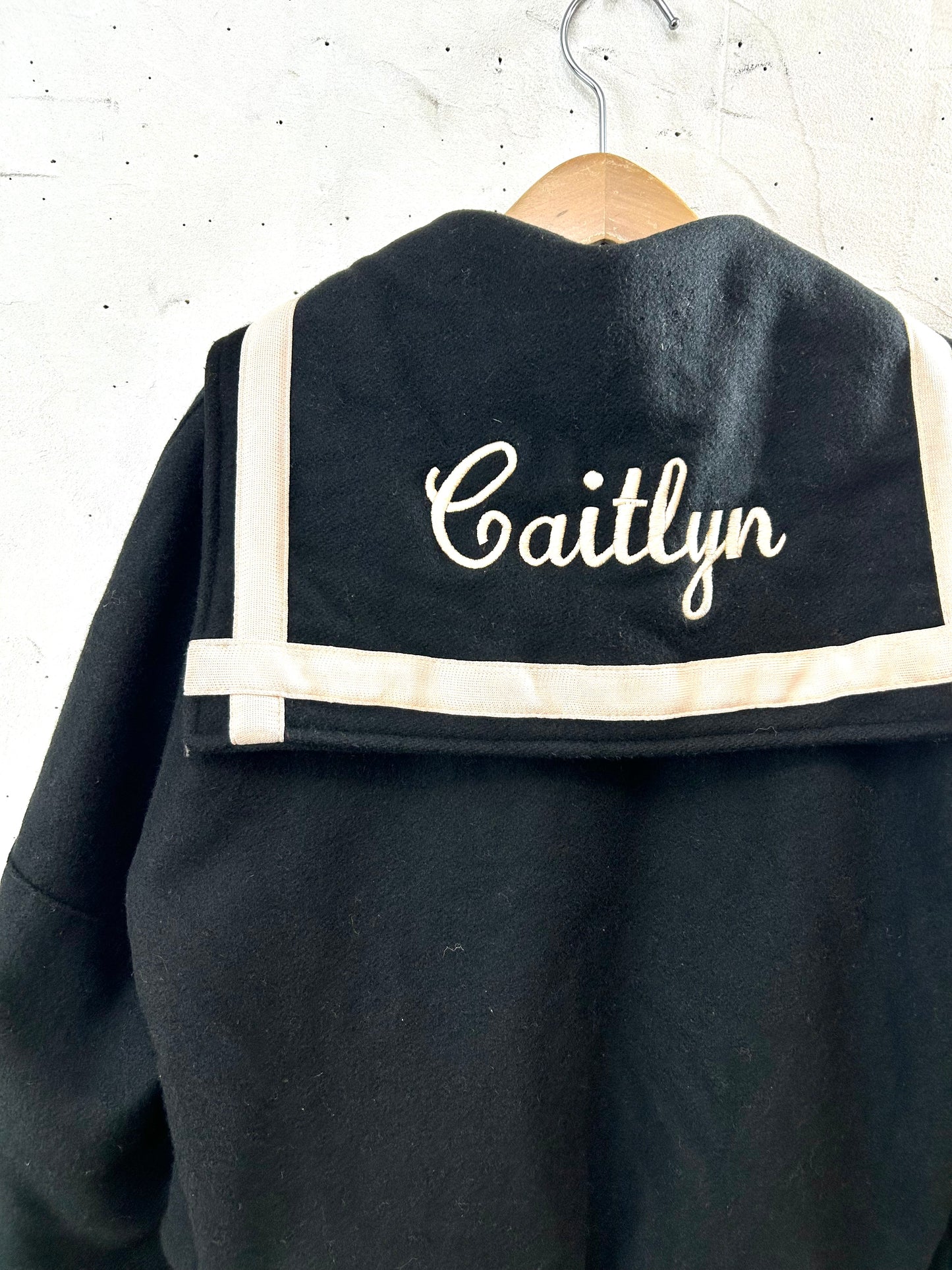 Vintage Lettered Jacket Made in the USA  [K28817]