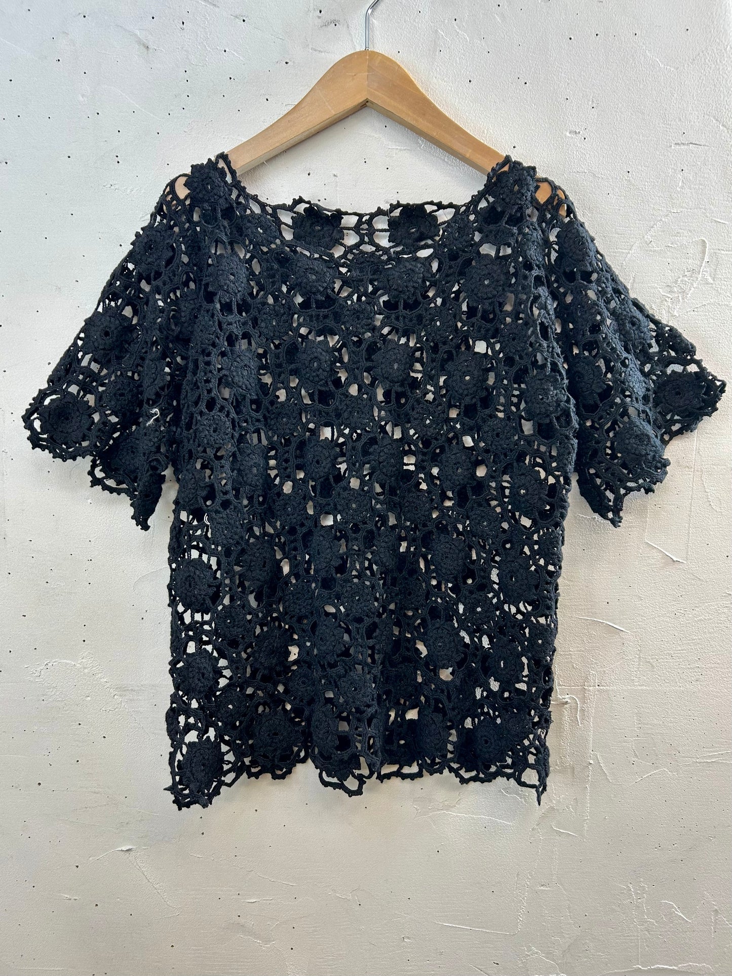 Vintage Crochet Knit Tops [E30128]