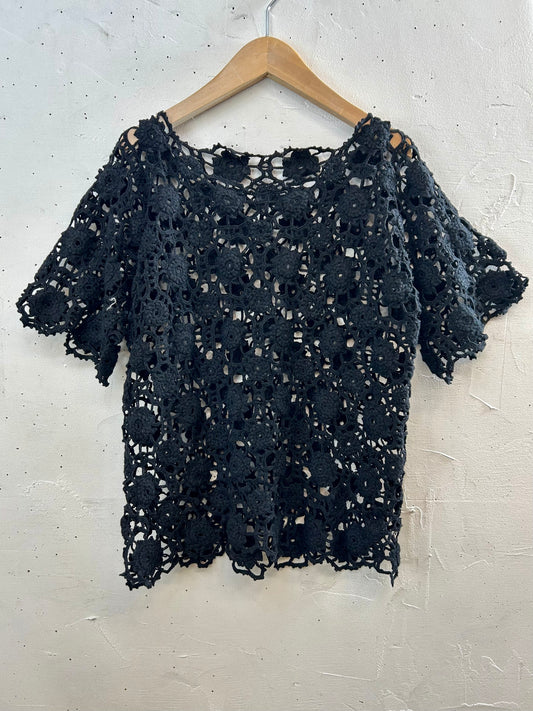 Vintage Crochet Knit Tops [E30128]