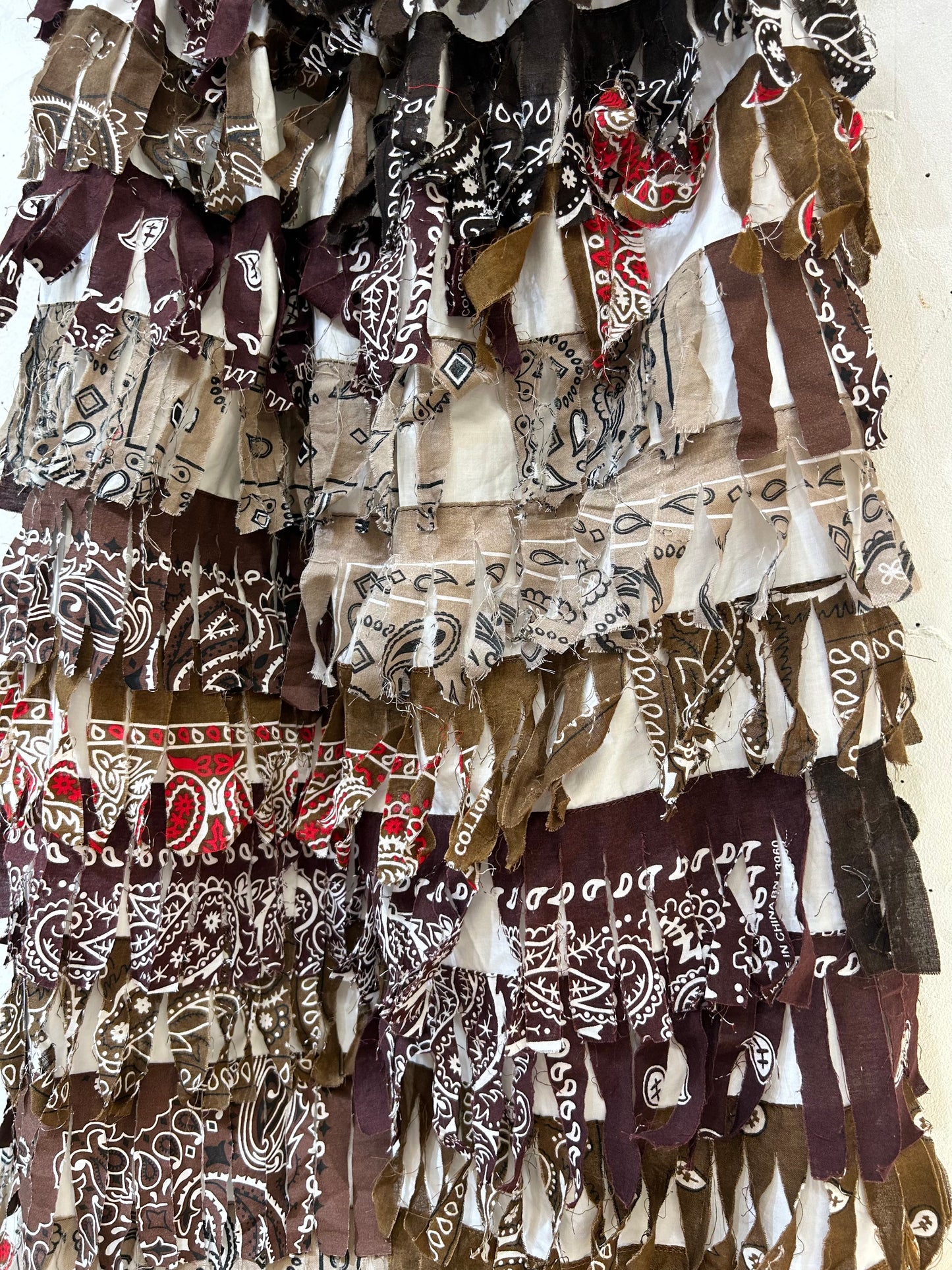 Vintage Bandana Fringe Skirt 〜Amy Nina〜 [H24856]