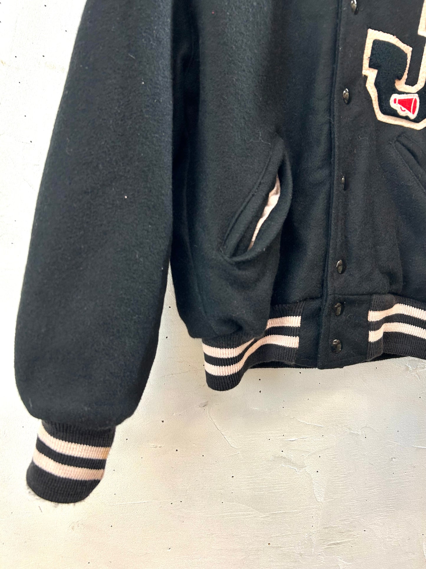 Vintage Lettered Jacket Made in the USA  [K28817]