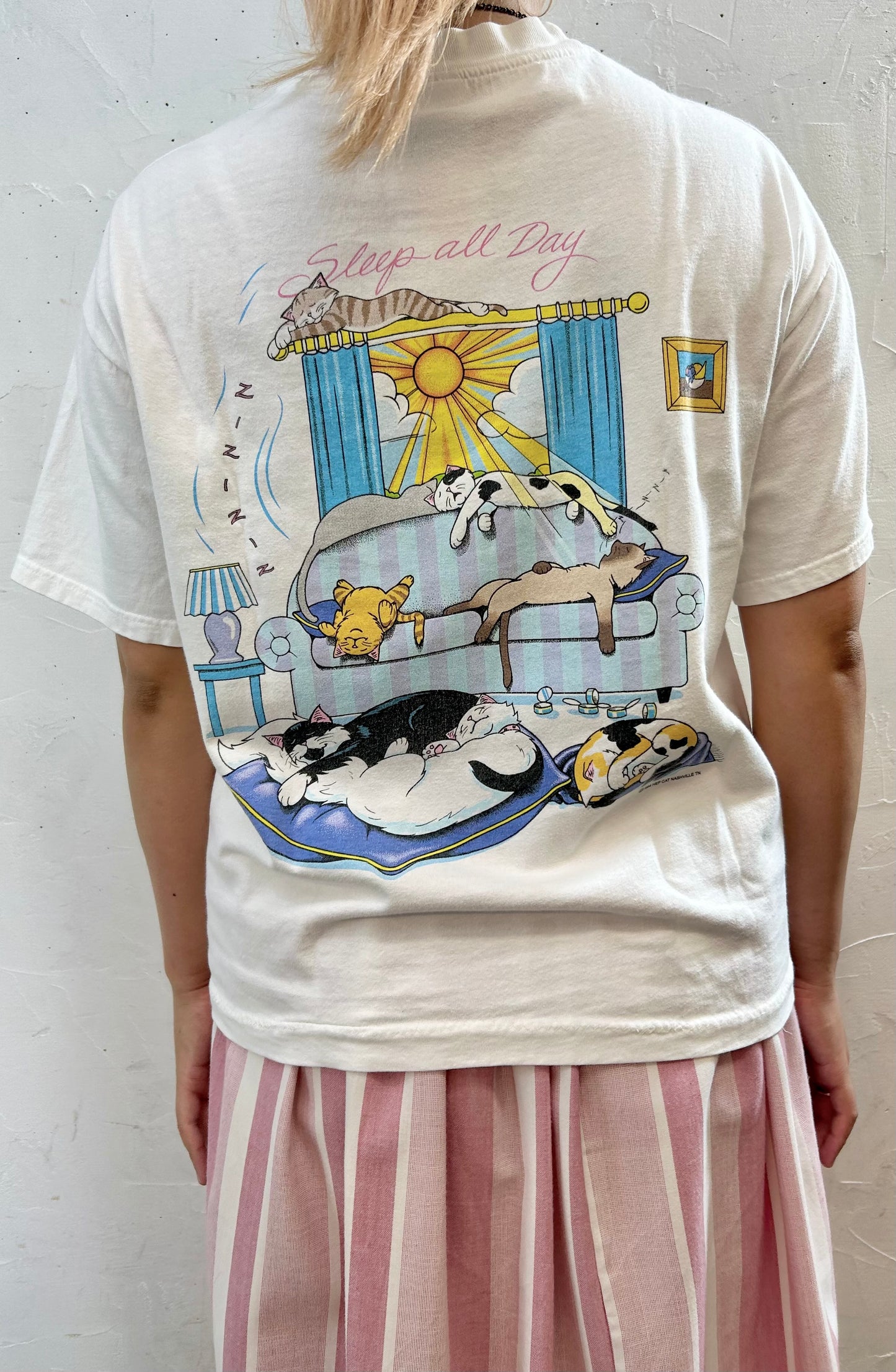 ’90s Vintage T-Shirt 〜Hep Cat Nashville Tn〜 [G28001]