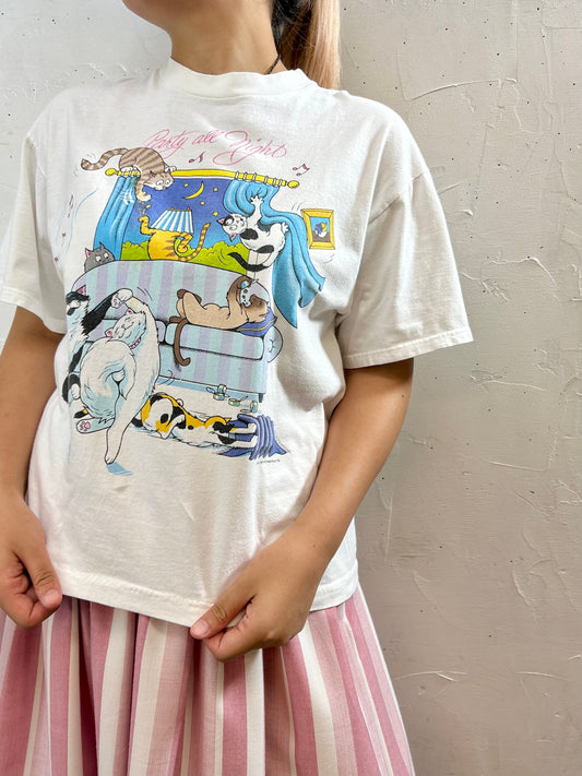 ’90s Vintage T-Shirt 〜Hep Cat Nashville Tn〜 [G28001]