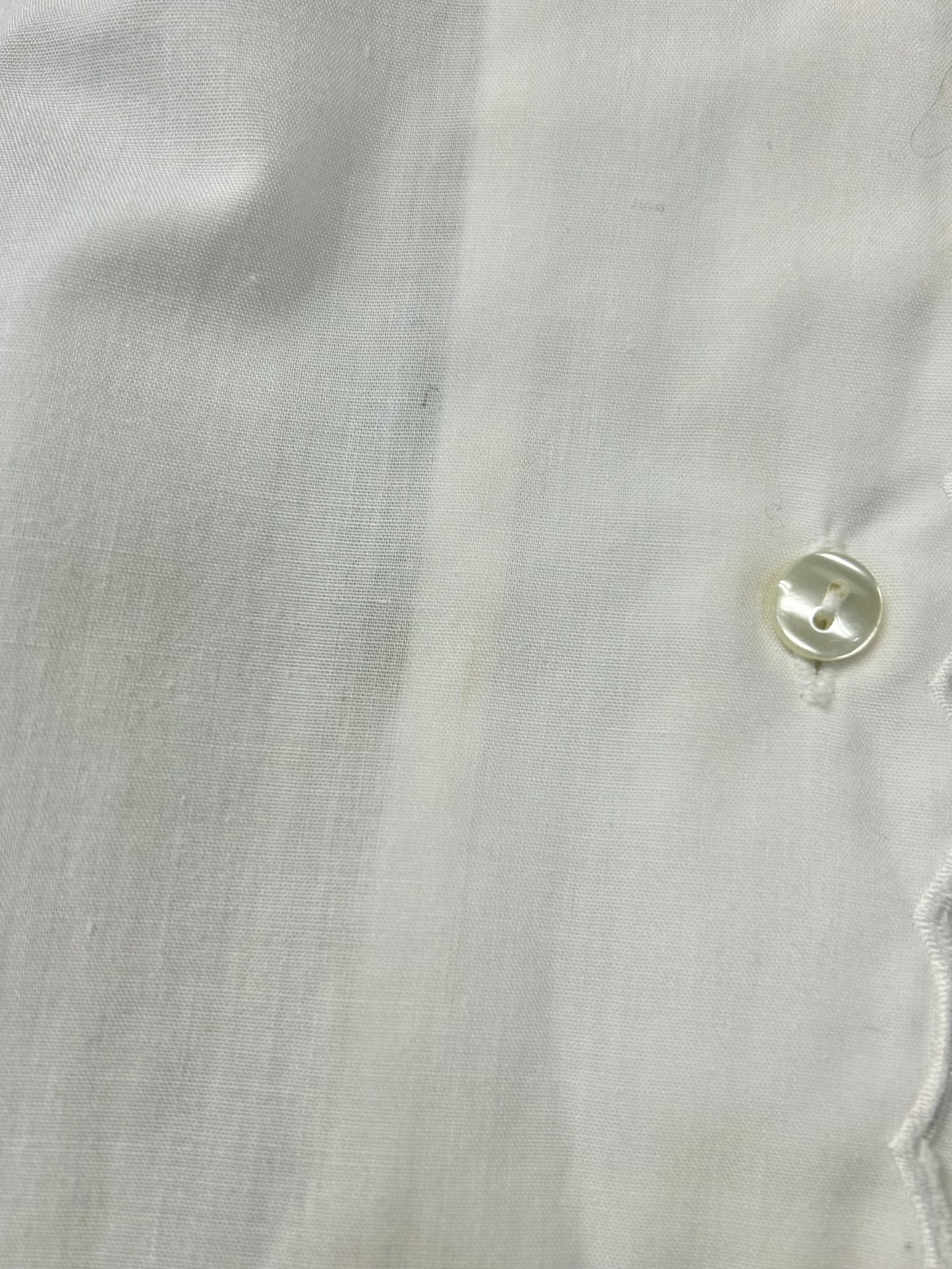 Vintage White Blouse [B29492]