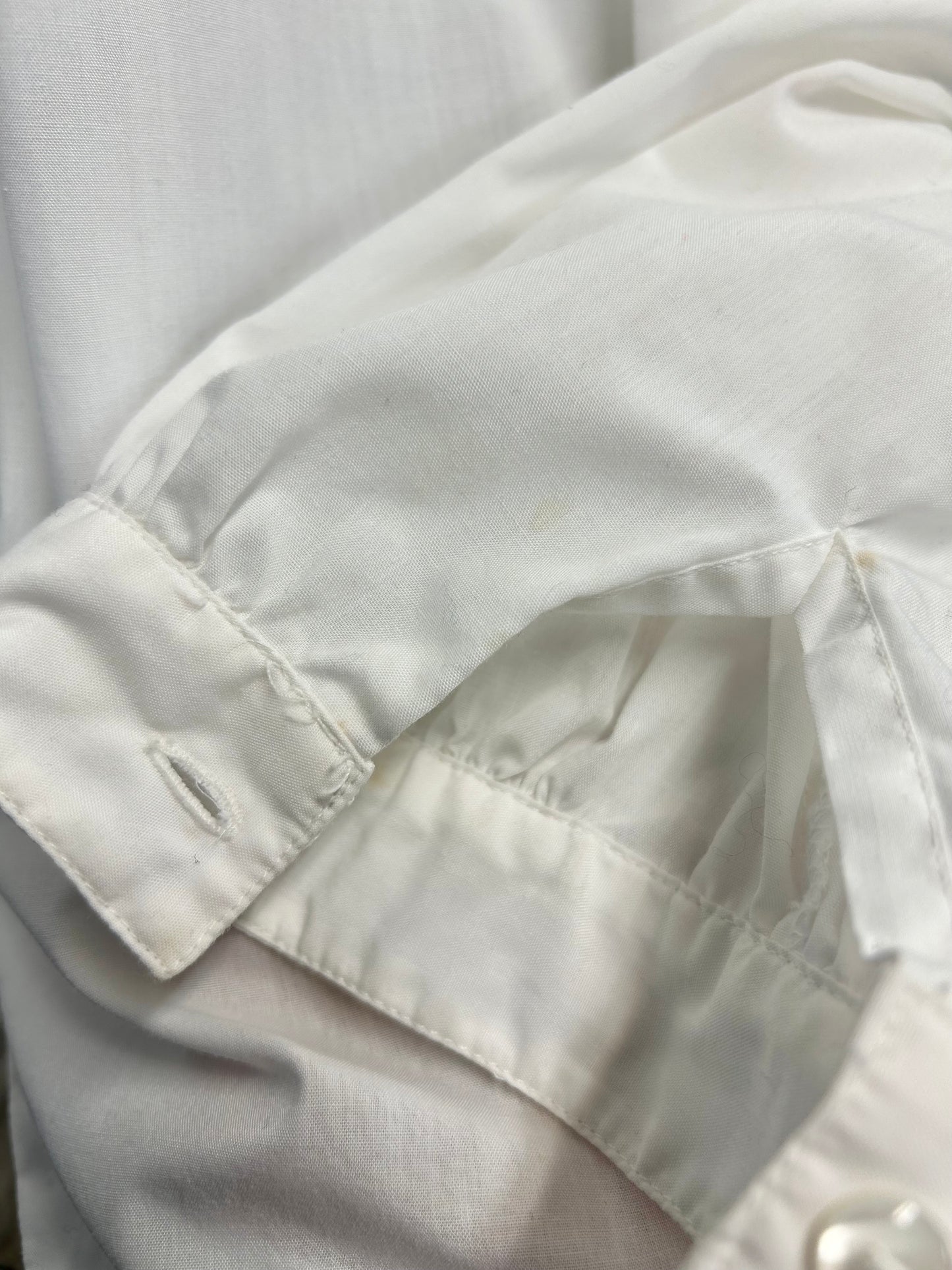 Vintage White Blouse [B29492]