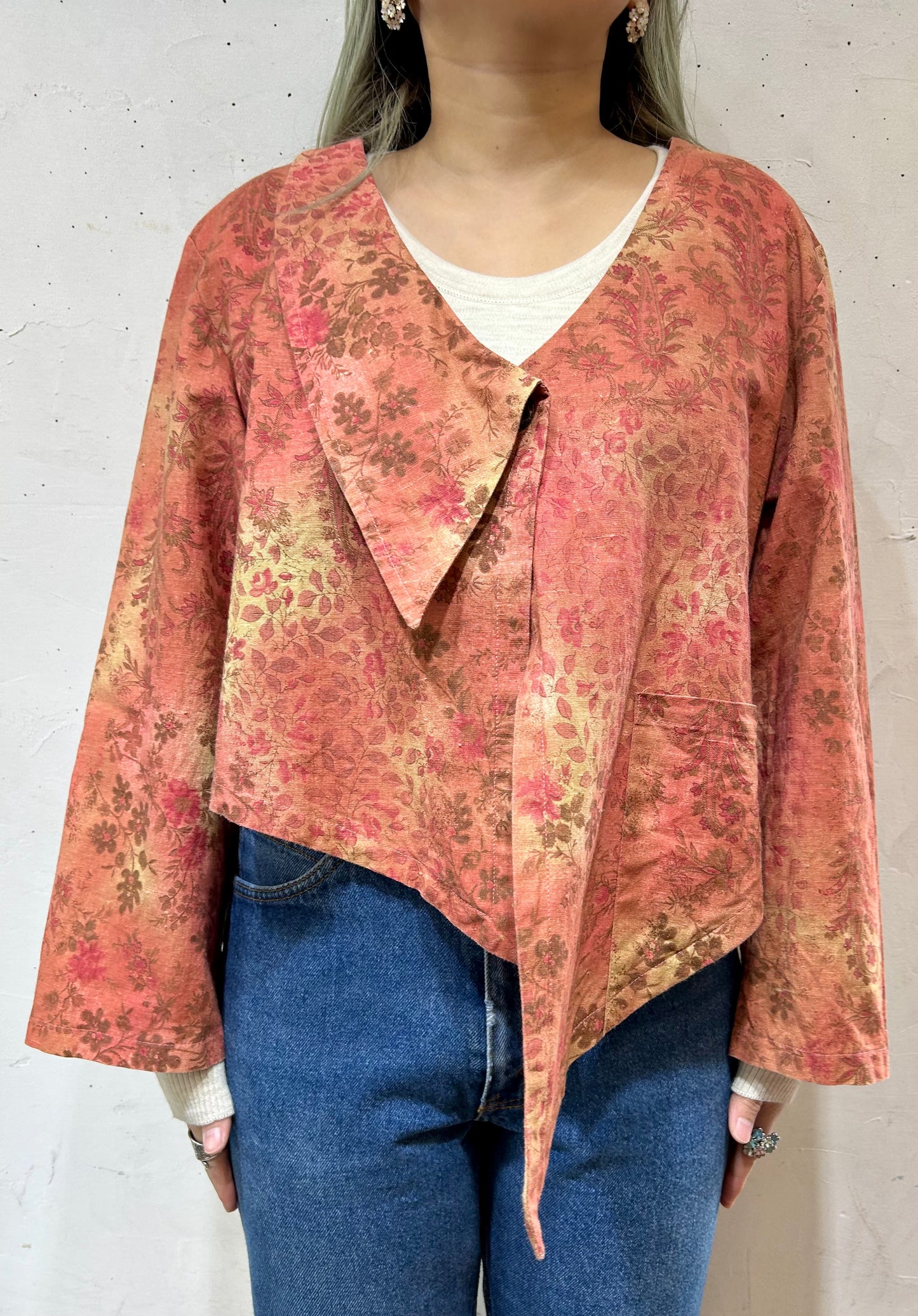 Vintage Asymmetry Design Jacket [B26152]