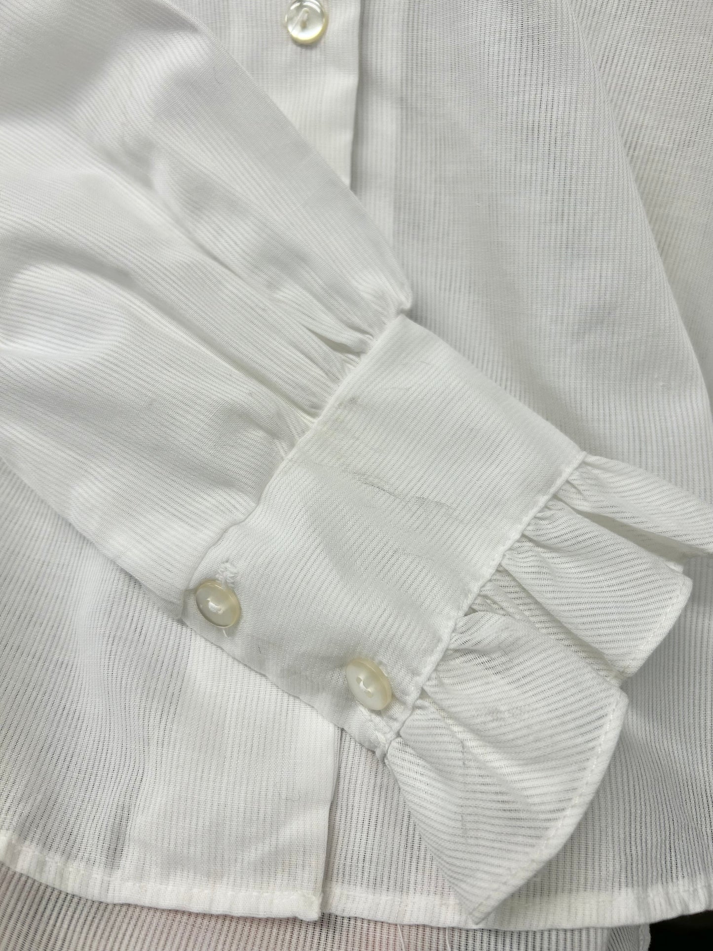 Vintage White Blouse UNION  MADE [B29493]