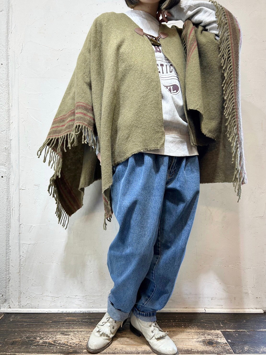 Vintage Cape MADE IN ITALY 〜RalphLauren〜 [L25683]