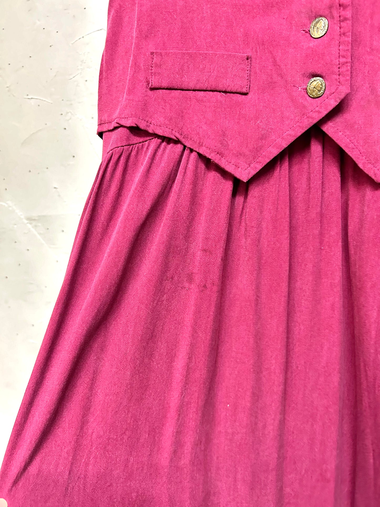 Vintage Layered Style Dress  [K28821]