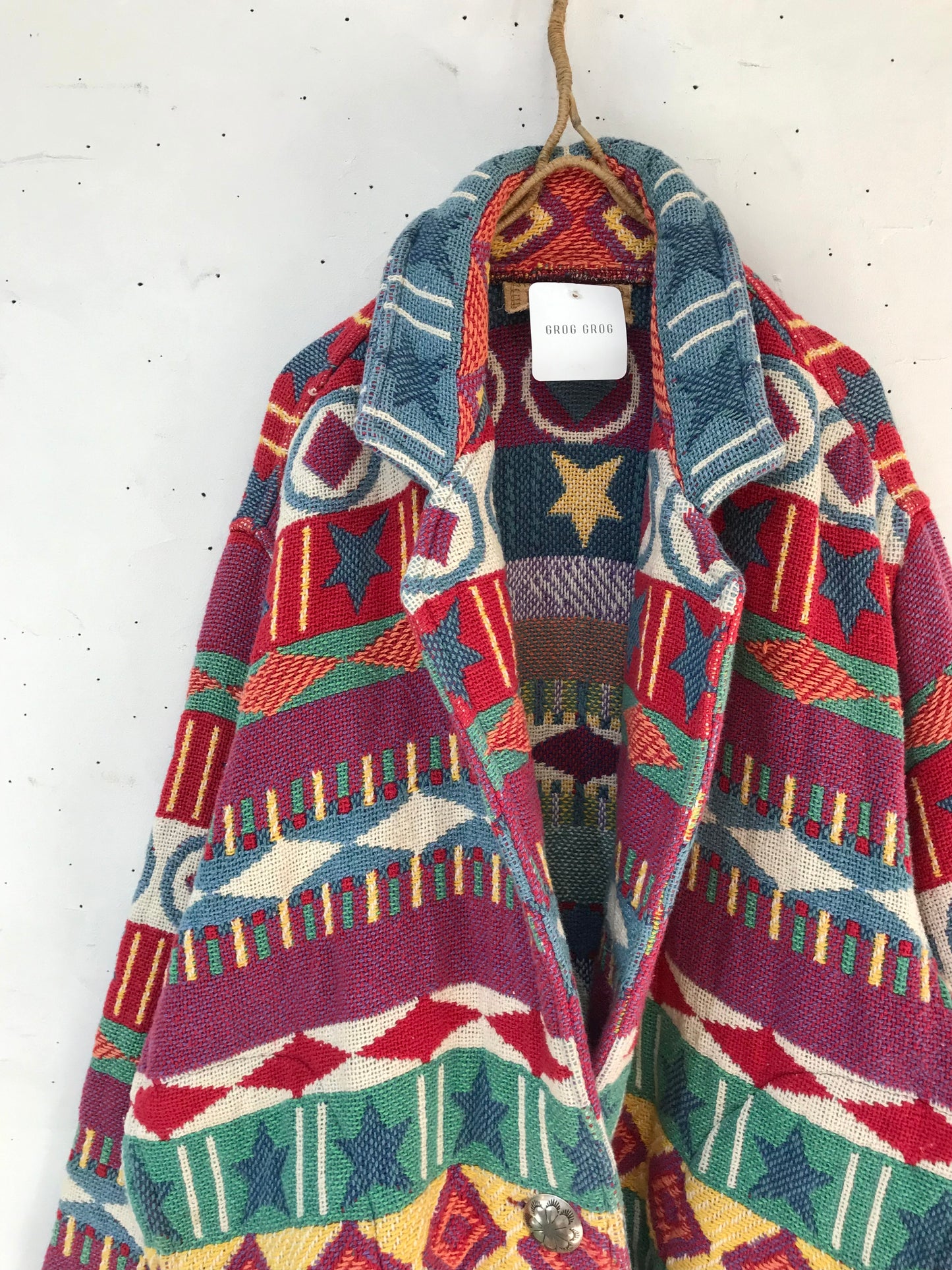 Vintage Rug Jacket MADE IN USA 〜Painted Pony〜[I25091]