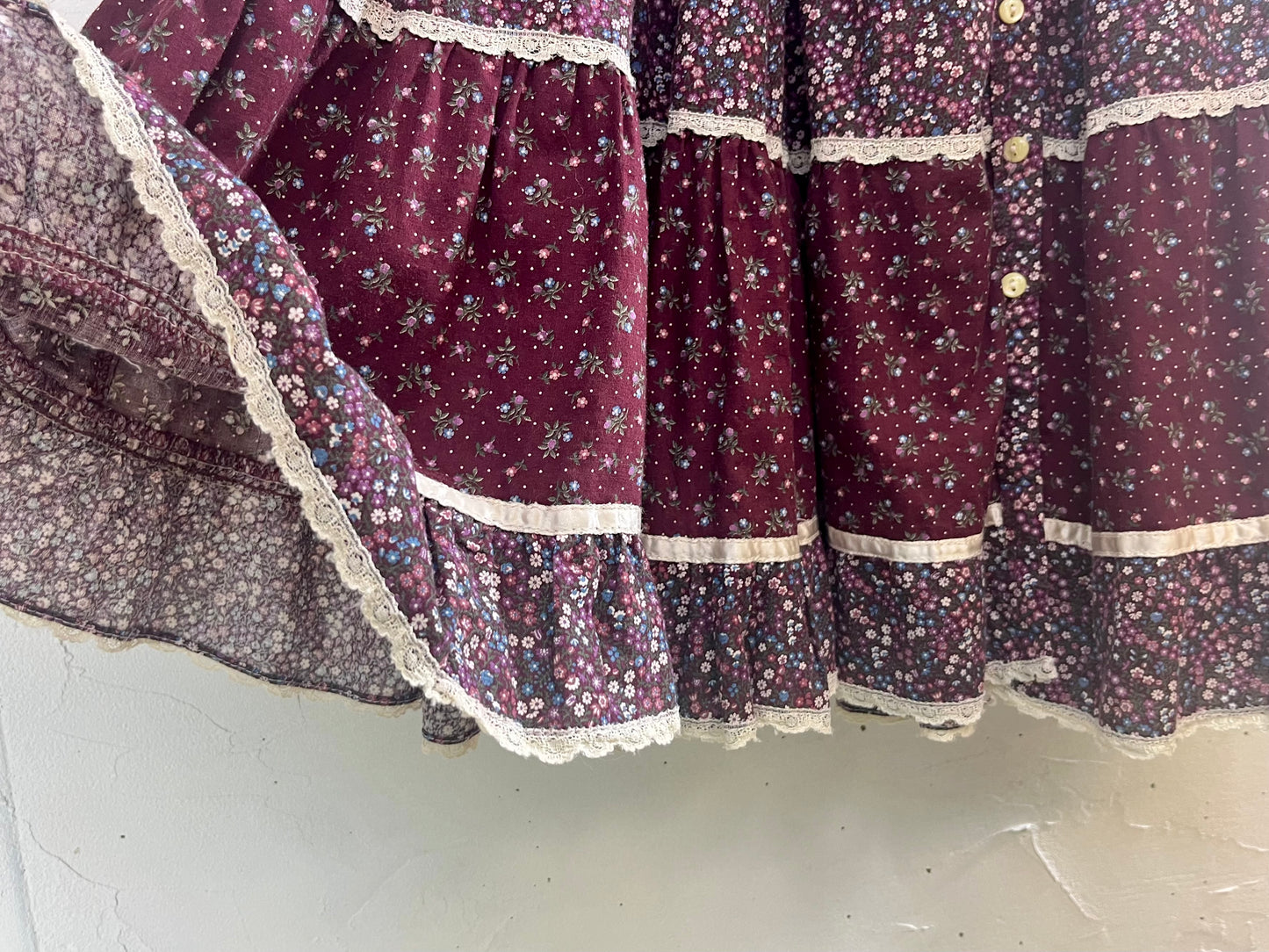 Vintage Tiered Skirt [G28004]