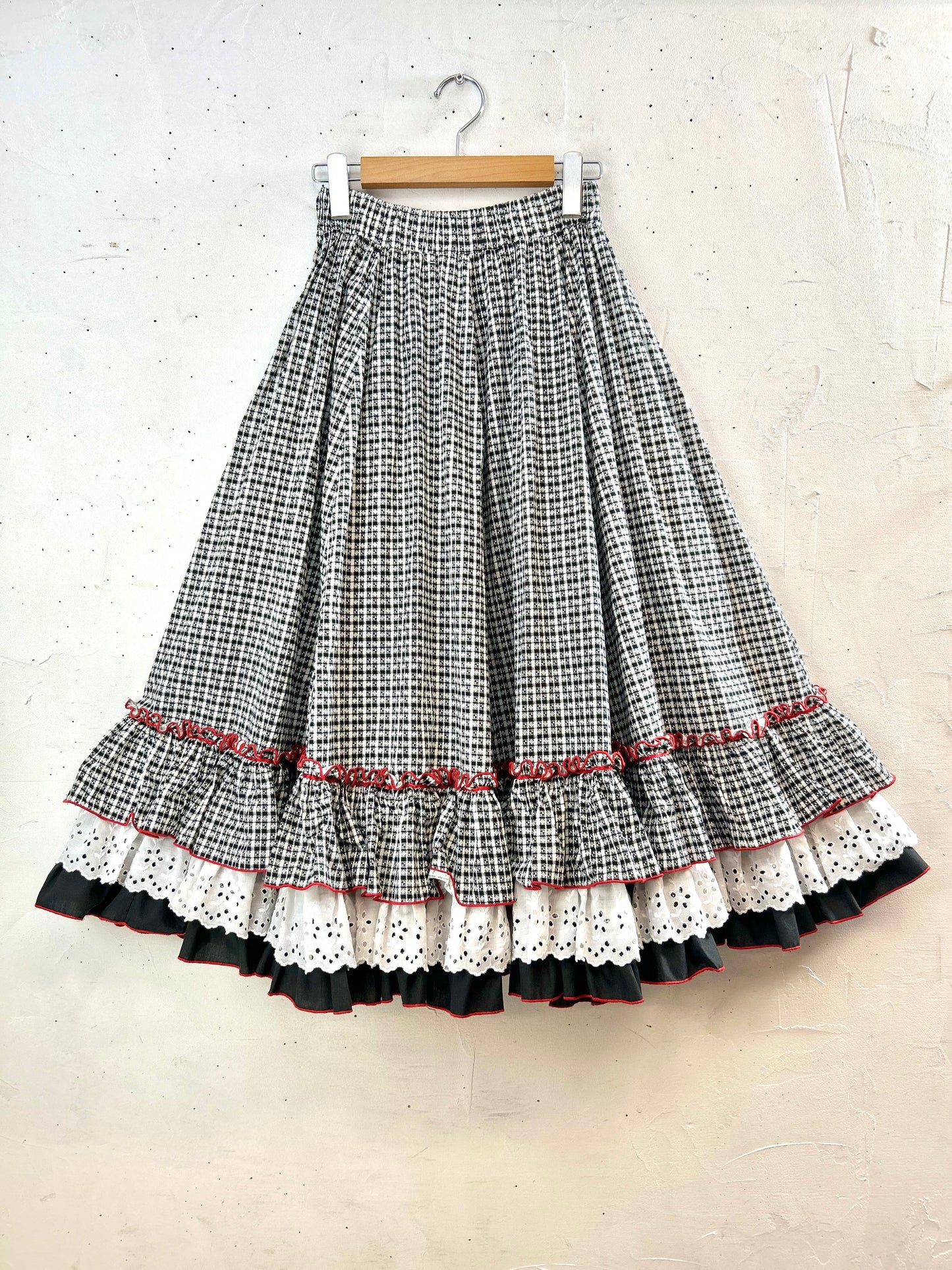 Vintage Tiered Skirt [D29933]