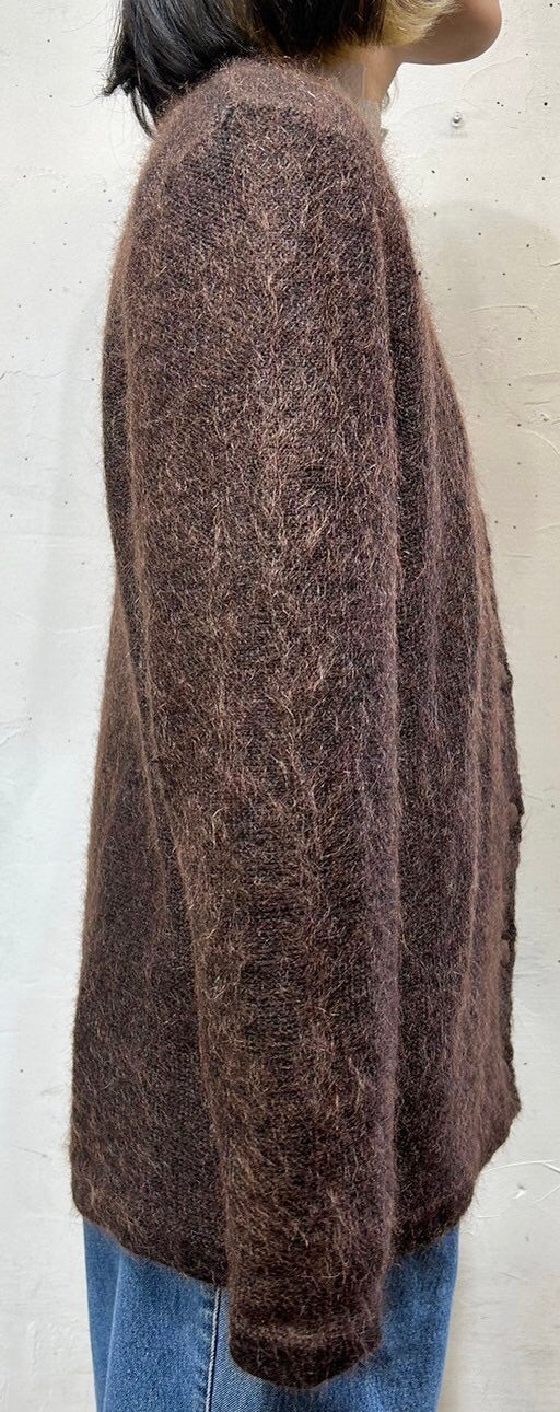 Vintage Mohair Knit Cardigan[L25682]