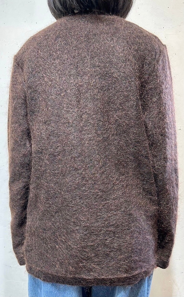 Vintage Mohair Knit Cardigan[L25682]