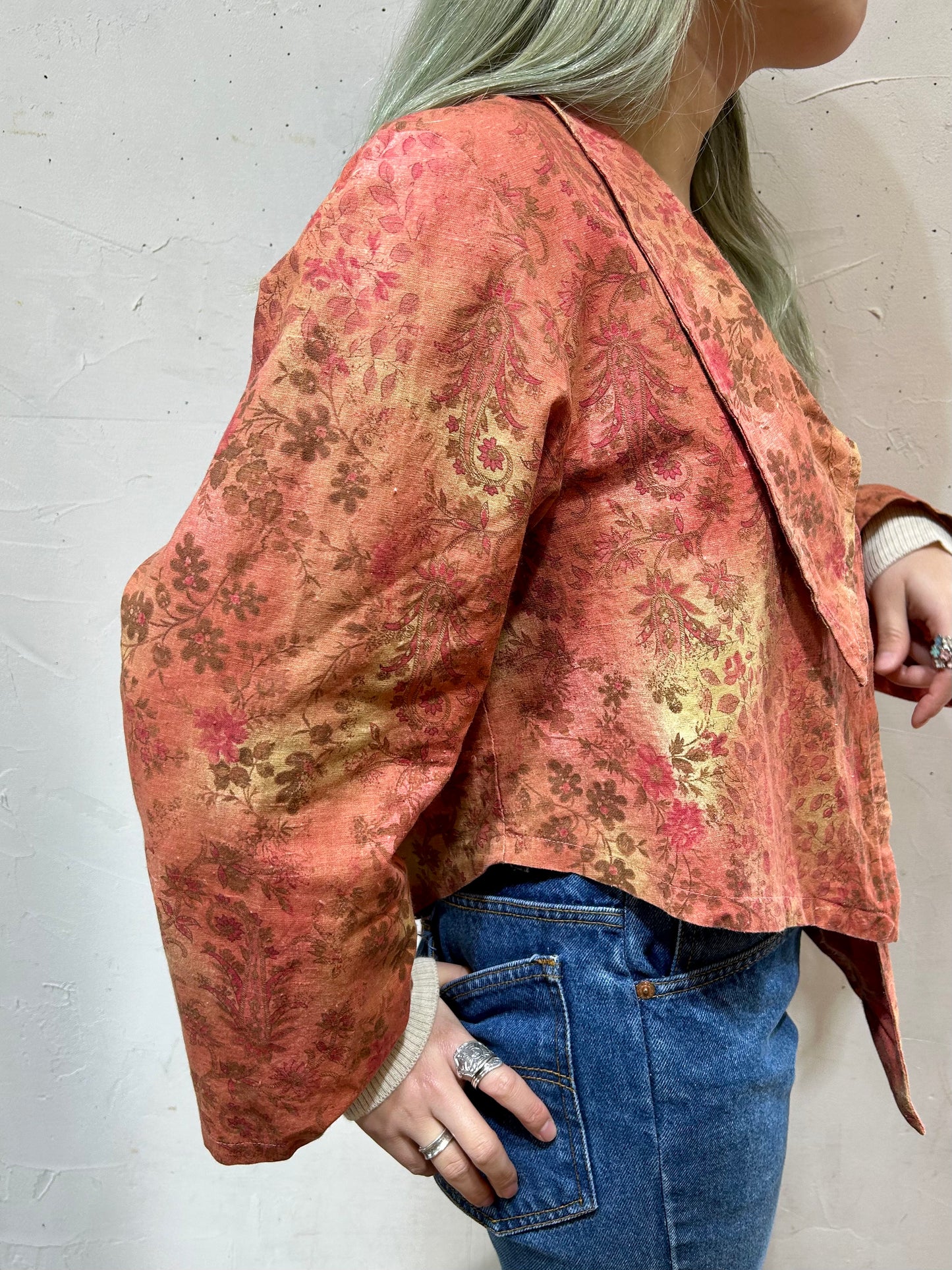 Vintage Asymmetry Design Jacket [B26152]