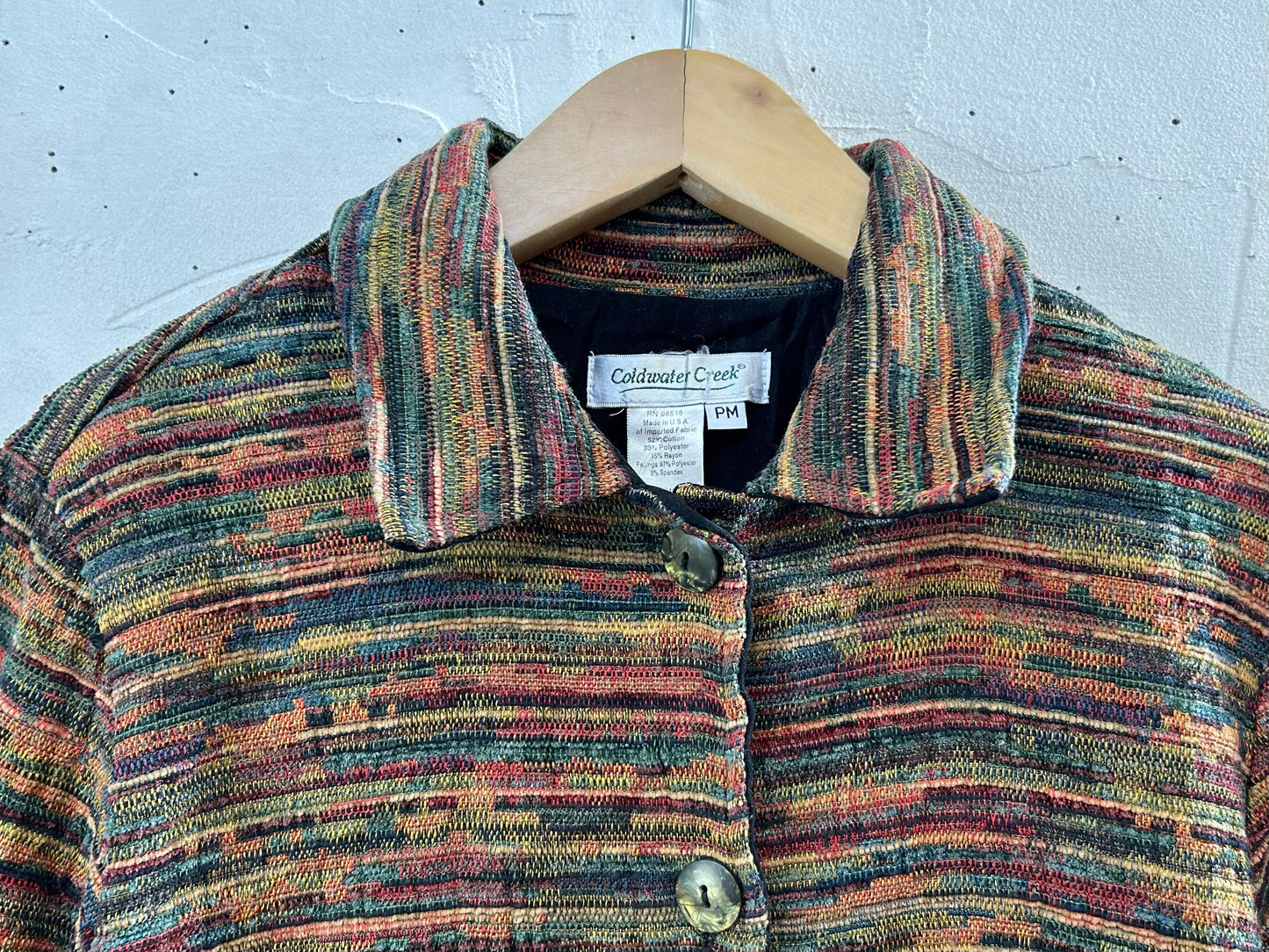 Vintage Rug Jacket MADE IN USA [I28391]