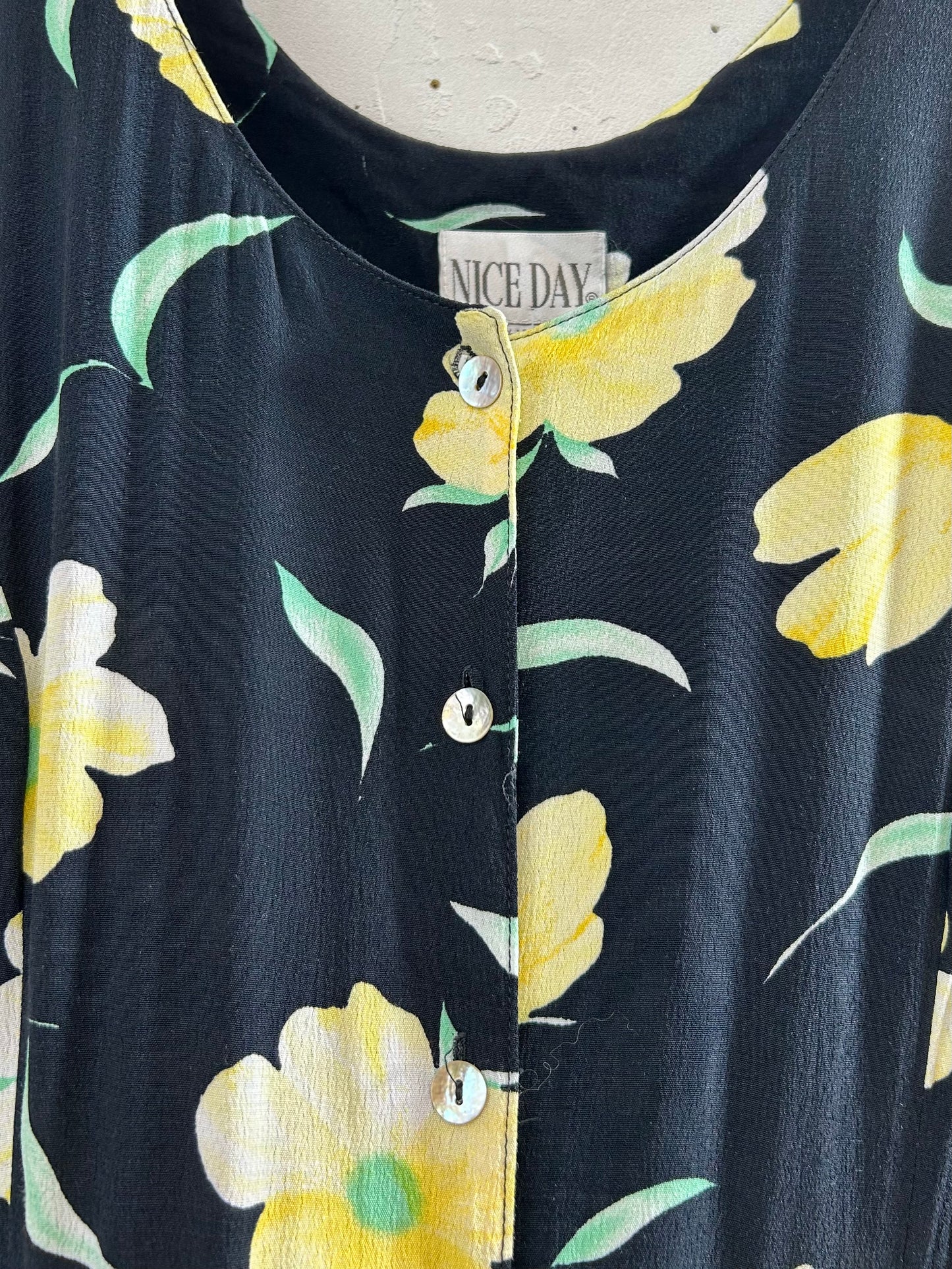 Vintage Viscose Dress [E30130]