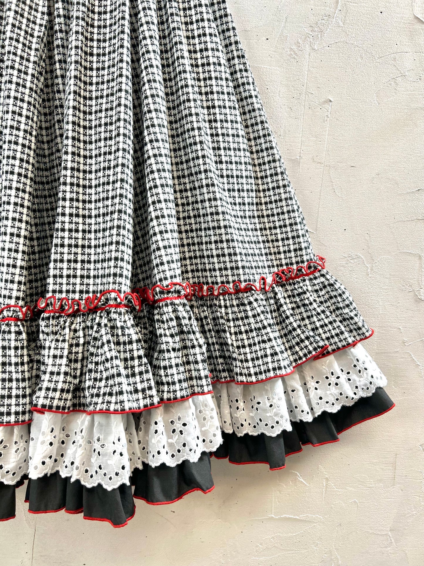 Vintage Tiered Skirt [D29933]