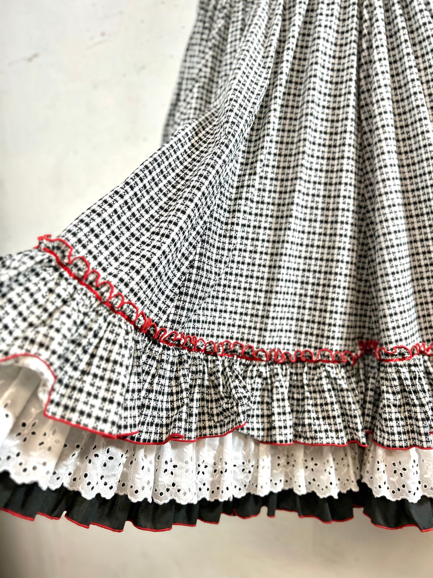 Vintage Tiered Skirt [D29933]